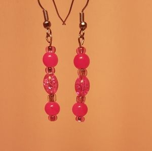 Unique hand beaded earrings